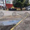 Accidente vial en la intersección de la 25 Oriente y 4 Sur en Puebla