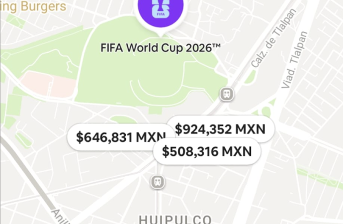 Incremento de hasta 900% en rentas de Airbnb en Ciudad de México por Mundial de Fútbol