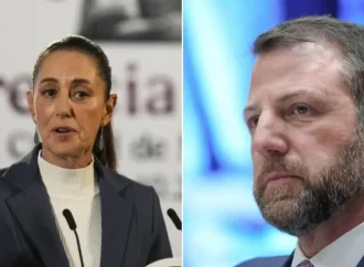 Sheinbaum y senador estadounidense Markwayne Mullin sostienen reunión en Palacio Nacional