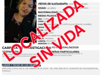 Localizan sin vida a conductora de plataforma tras 11 días de búsqueda en Tlaxcala