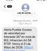 Alerta por nuevo fraude de “fotomultas” en Puebla