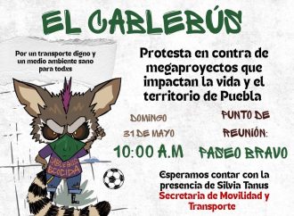 Convocan a nueva protesta contra el Cablebús en Puebla, pero la oposición sigue sin respaldo masivo