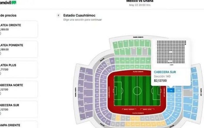 Boletos para el partido México vs. Ghana en Puebla: disponibilidad y precios