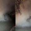 Géiser sorprende a habitantes de Ixtlán, Michoacán, al surgir en el patio de una vivienda