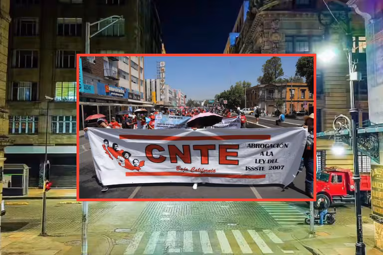 CNTE Oaxaca acuerda 800 millones de pesos y levanta plantón en el Centro Histórico de la CDMX
