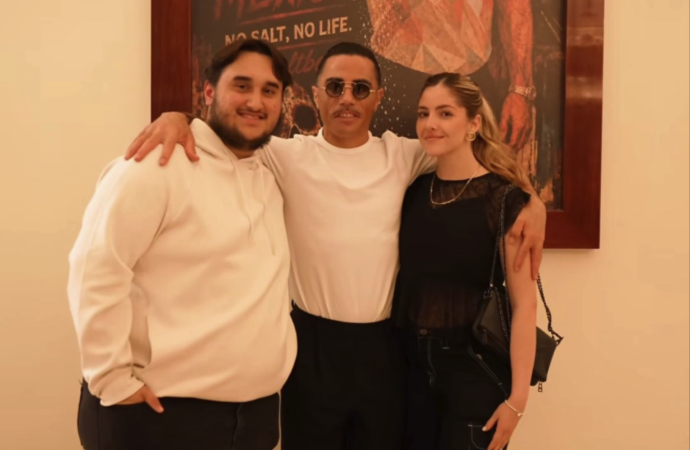 Jesús Ernesto López Muller asiste a inauguraciones privadas del restaurante Nusr Et en Ciudad de México