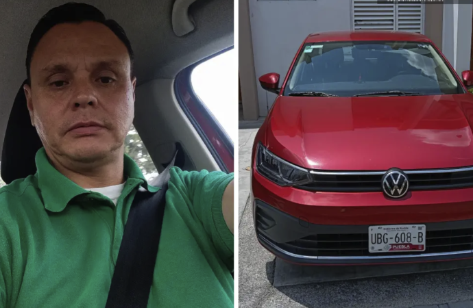 Desaparece chofer de Uber en Puebla tras realizar un viaje