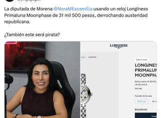Diputada de Morena en Puebla enfrenta cuestionamientos por reloj de lujo y declaración patrimonial