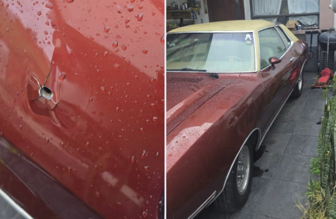 Tirador de la Atlixcáyotl ataca de nuevo; una bala impactó cerca del tanque de gasolina