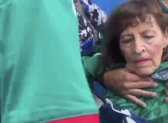 Primera caída en el Zócalo de Ciudad de México durante el fanfest