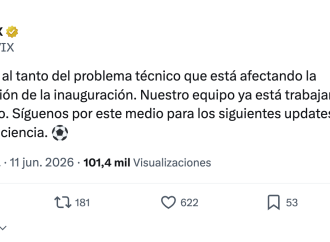 VIX presenta fallas durante la inauguración del Mundial 2026; usuarios reportan problemas para acceder
