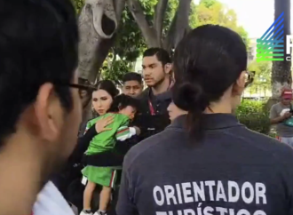 Menor extraviado en el Fan Fest del Mundial en el Zócalo de Puebla; autoridades activan protocolo de búsqueda