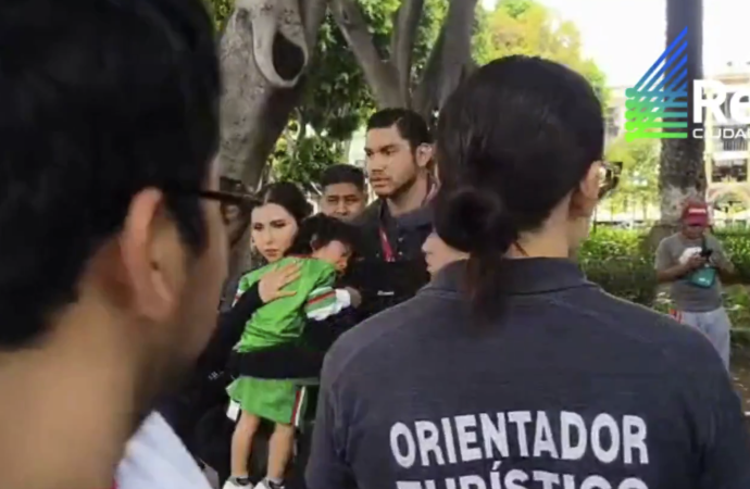 Menor extraviado en el Fan Fest del Mundial en el Zócalo de Puebla; autoridades activan protocolo de búsqueda