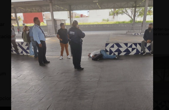 Fallece un hombre en la Terminal Margaritas de la Línea 2 de RUTA por presunto infarto