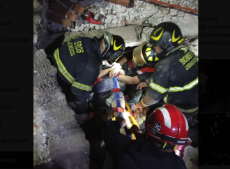 Derrumbe en la colonia Hipódromo Condesa deja un muerto y una mujer lesionada