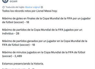 Lionel Messi establece cuatro récords Guinness en un solo día