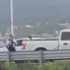 Balacera y persecución en sentido contrario en la autopista México-Pachuca