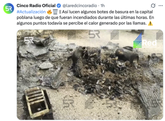Incendios recurrentes de contenedores en Puebla alertan sobre posible pirómano en la ciudad