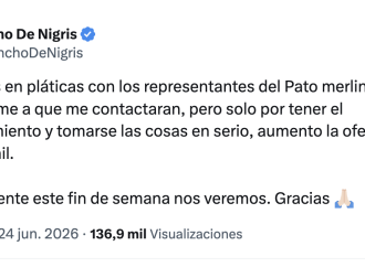 Poncho De Nigris ofrece hasta 800 mil pesos por el pato viral del Mundial 2026