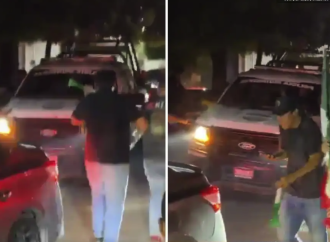 Policías de Apatzingán dispersan a aficionados con disparos durante festejos del Mundial