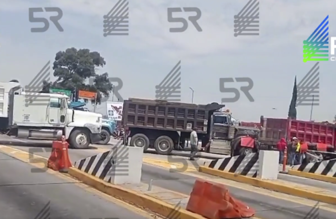 AMOTAC genera cierre parcial en caseta de San Marcos sobre la México-Puebla