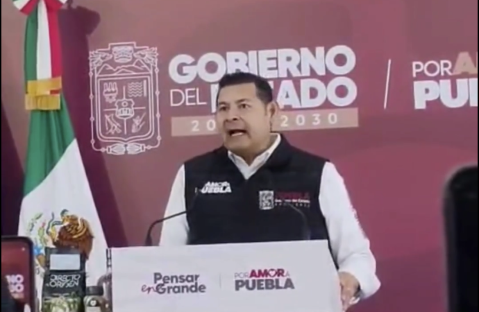 El gobernador Armenta critica duramente a Agua de Puebla tras inundaciones en la capital