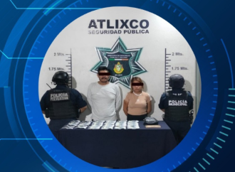 Detienen a falsificadores con 45 billetes falsos en Atlixco