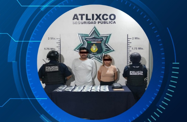 Detienen a falsificadores con 45 billetes falsos en Atlixco
