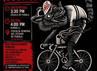 Asesinan a ciclista de 63 años durante robo en Loma Linda; convocan marcha en Puebla