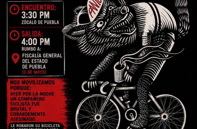 Asesinan a ciclista de 63 años durante robo en Loma Linda; convocan marcha en Puebla