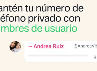 WhatsApp lanza nombres de usuario para proteger la privacidad telefónica