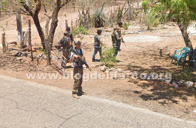 Vehículo de Google Street View registra presencia de sicarios del CJNG en carretera de Culiacán