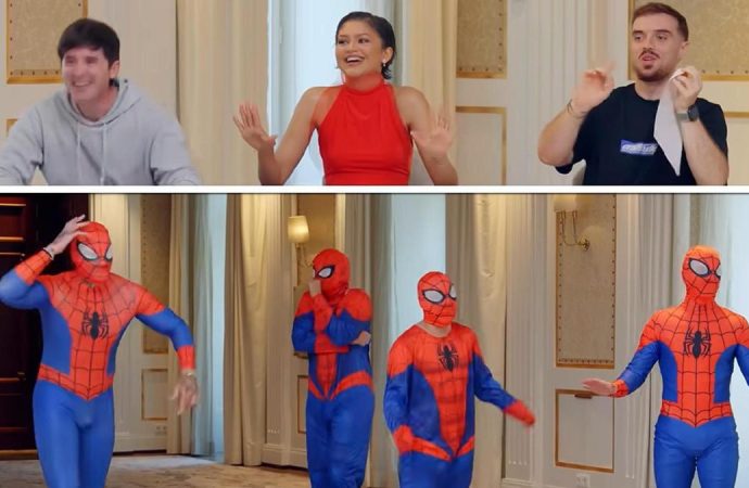 Tom Holland pierde concurso de imitadores de Spider-Man con Zendaya como jueza