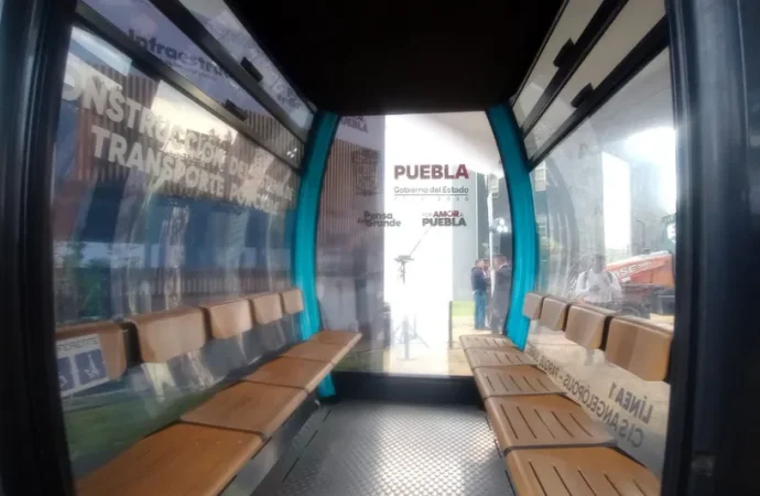 Cablebús en Puebla avanza para ampliar su cobertura y beneficiar a más colonias