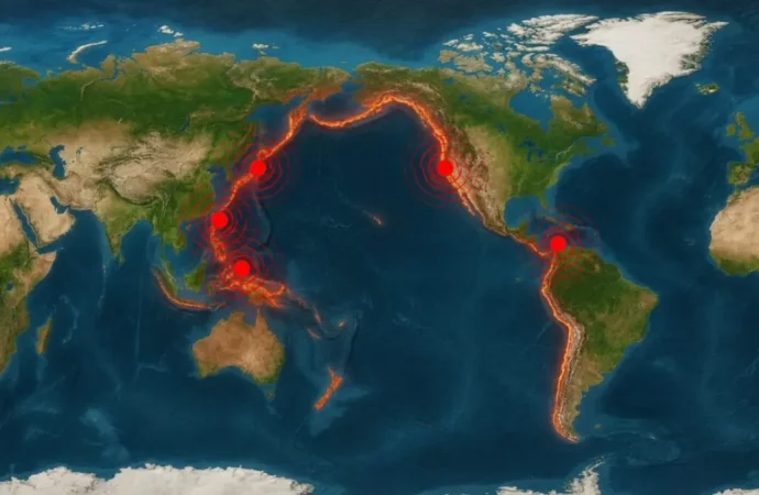 Cinco terremotos sacuden el Cinturón de Fuego del Pacífico en menos de 24 horas