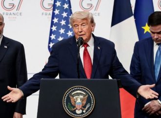 Trump insiste desde el G7 que los cárteles controlan México y critica a Claudia Sheinbaum
