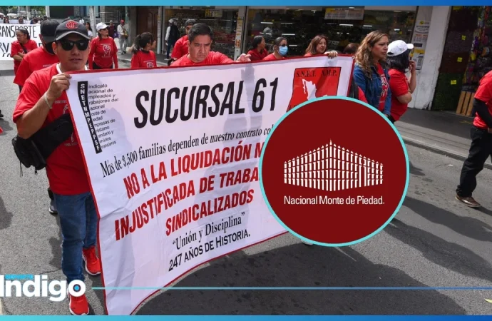 Sindicato de Nacional Monte de Piedad confirma que huelga continuará hasta julio