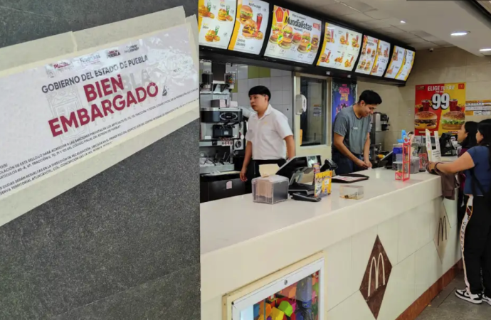 Gobierno de Puebla inicia retiro parcial de sellos de embargo en Plaza Dorada