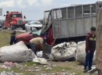 Volcadura en la autopista Puebla-Orizaba deja un muerto y dos heridos en Amozoc