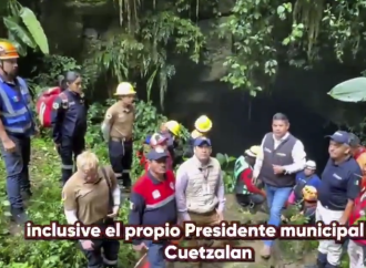 Tragedia en Cuetzalan: confirman la muerte de una persona atrapada en la Gruta Chichicazapa; tres siguen desaparecidas