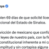 Rubén Rocha Moya niega estar protegido por fuerzas federales y asegura permanecer en su domicilio