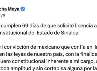 Rubén Rocha Moya niega estar protegido por fuerzas federales y asegura permanecer en su domicilio