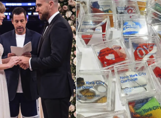 Fans adquieren basura de la boda de Taylor Swift y Travis Kelce como recuerdo
