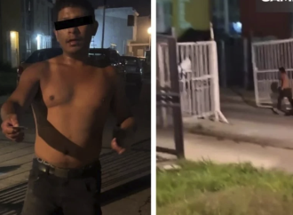 Vecinos intentan linchar a presunto delincuente en Galaxia La Calera