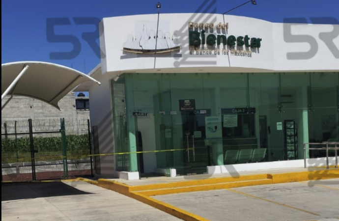 Delincuentes realizan boquete y roban en sucursal del Banco del Bienestar en San Salvador El Verde