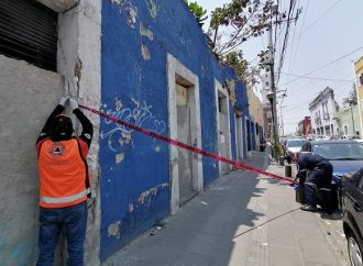 Puebla mantiene vigilancia en 257 inmuebles con riesgo de derrumbe por lluvias