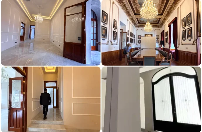 Gobernadora de Veracruz reconoce que remodelación del Palacio de Gobierno supera los 60 millones de pesos