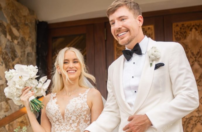 MrBeast celebra su boda con Thea Booysen tras varios años de relación