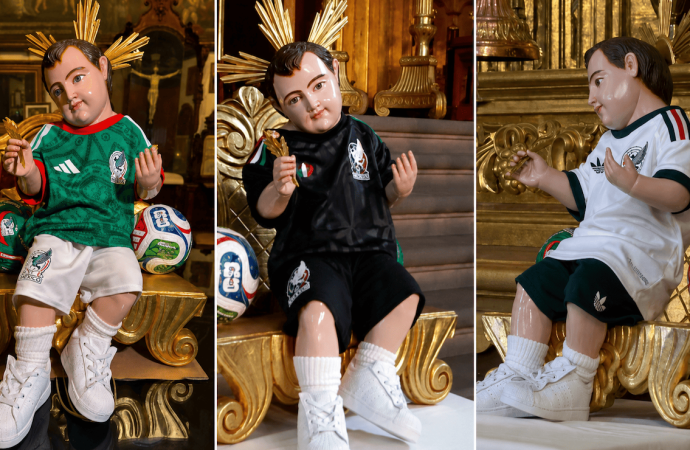 El Niño Dios de la Catedral Metropolitana luce el uniforme de la Selección Mexicana por el Mundial 2026